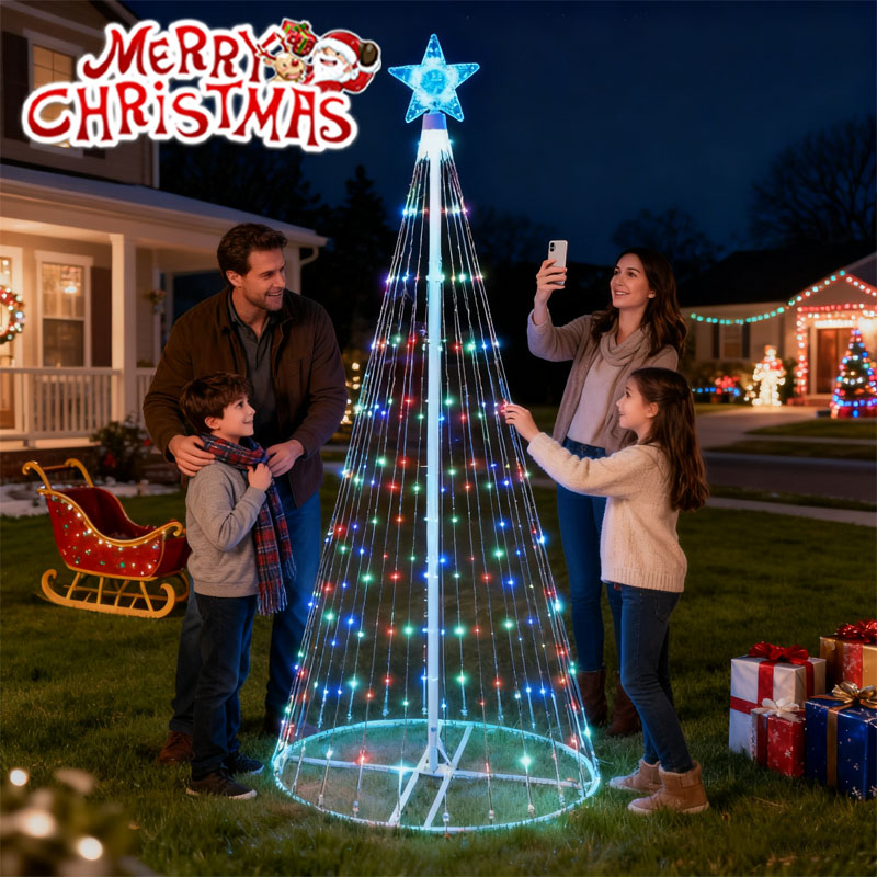 Christmas Lights Outdoor - Luci a cascata a LED ad
