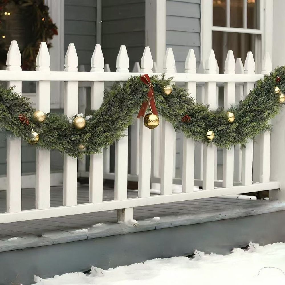 Christmas Wreath Fake - 1.8/2.7m Ghirlande di pino Norfolk artificiale