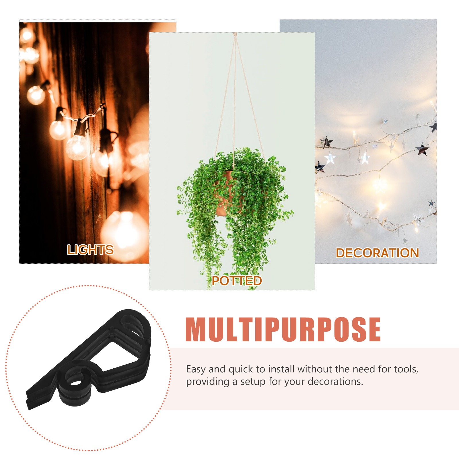 120 Pezzi Ganci a Vite in Plas - Christmas Lights Outdoor recensione e prezzo