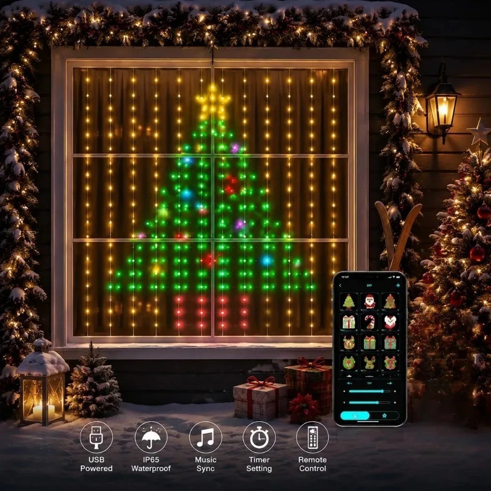 Luci a Tenda LED Pixel Control - Led Fairy String Lights recensione e prezzo