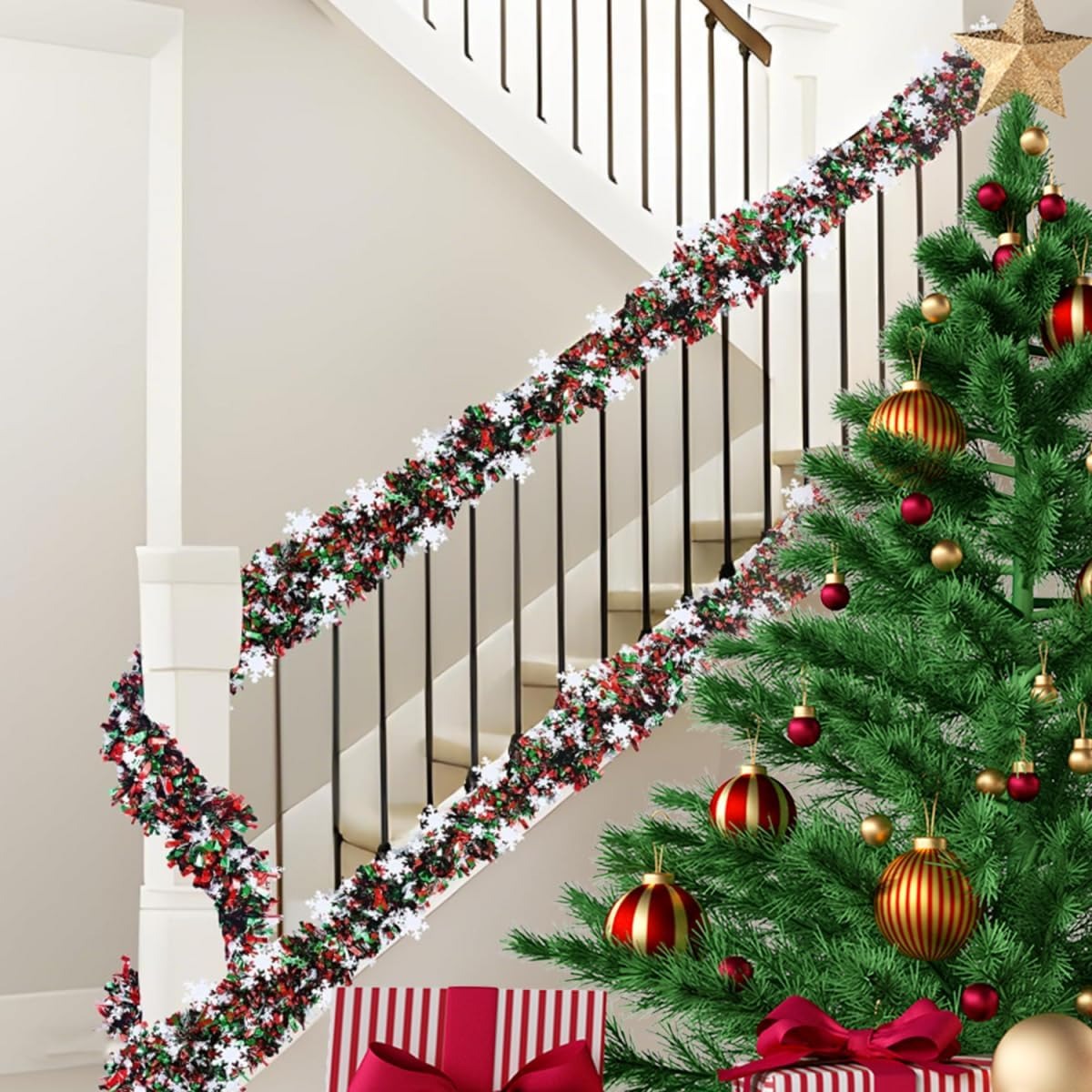 Ghirlanda Natalizia Metallizza - Tinsel Garland Decoration recensione e prezzo