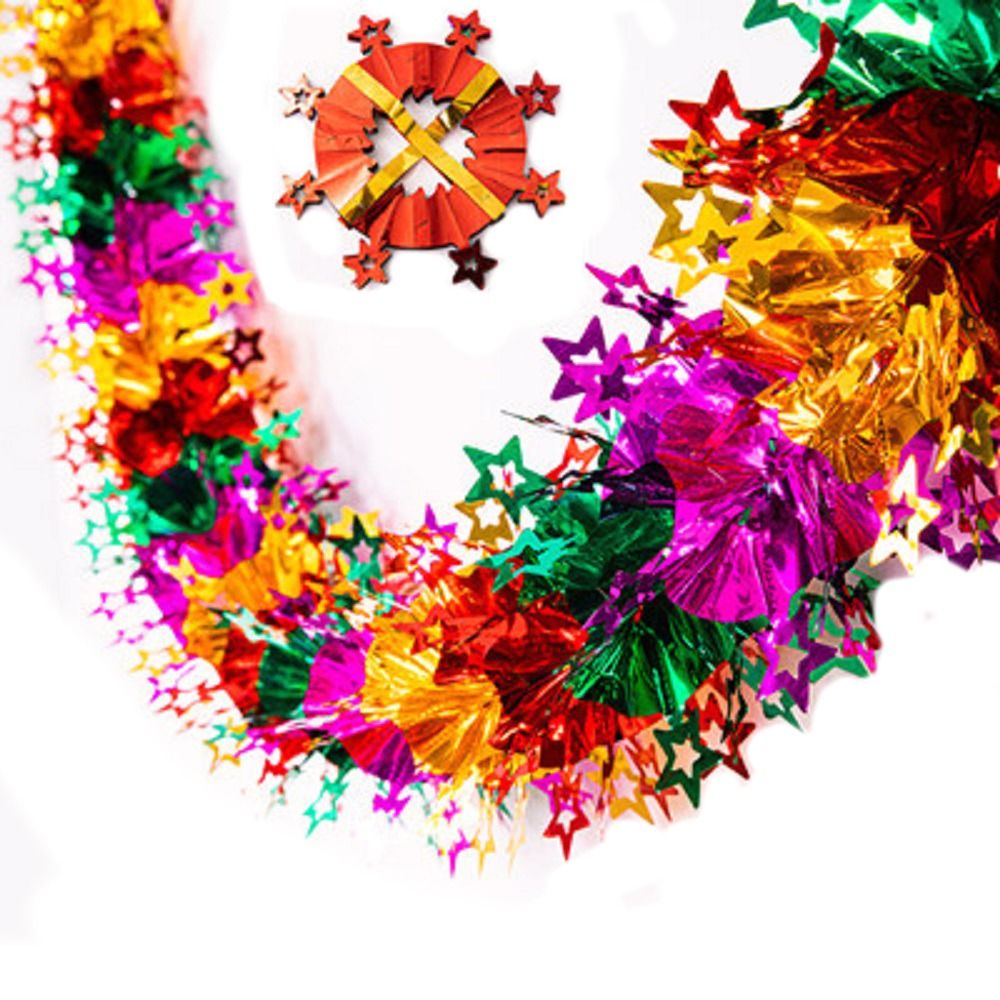 Ghirlande Natalizie 3D in Lami - Tinsel Garland Decoration recensione e prezzo