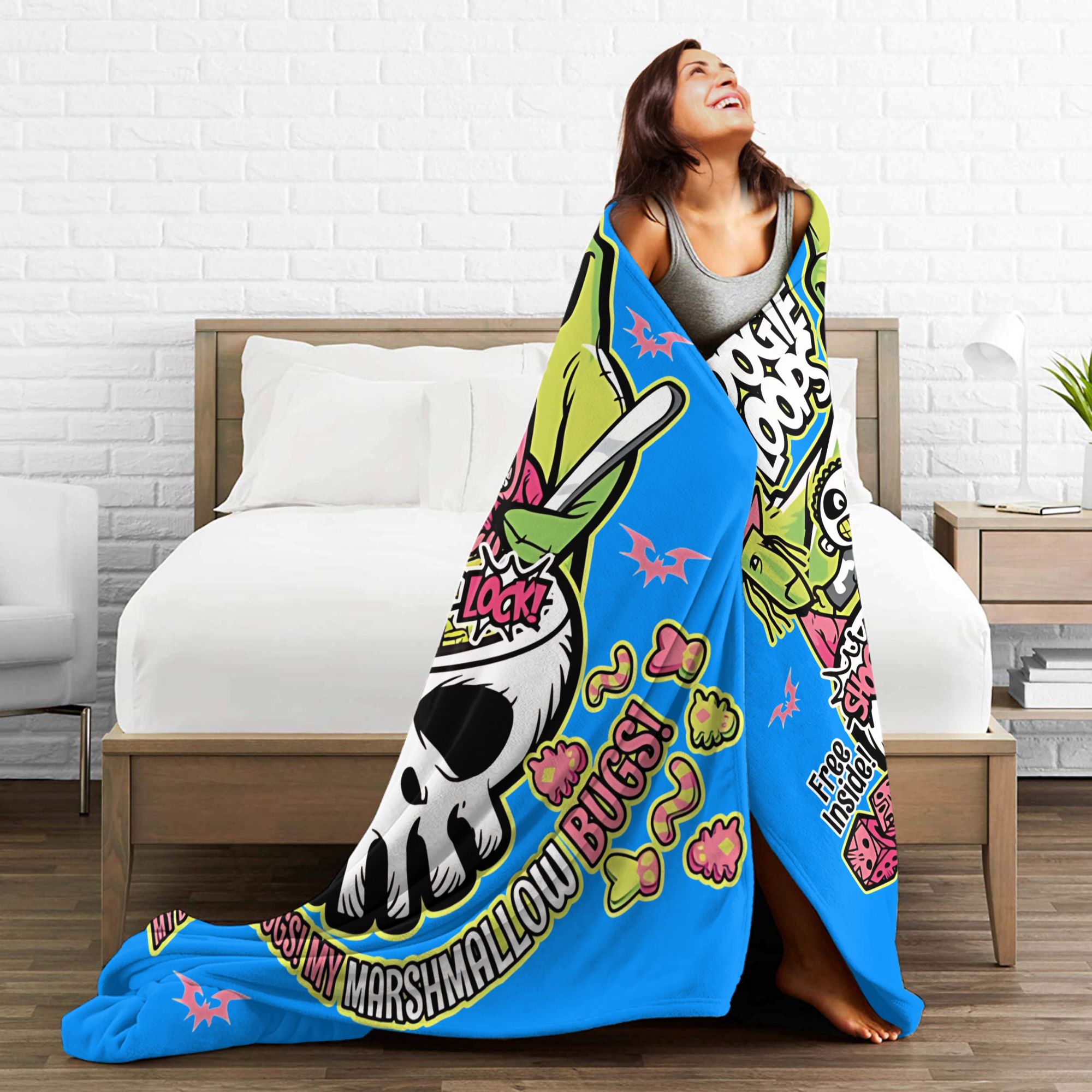 Coperta in pile corallo Oogie  - Christmas Throw Blanket recensione e prezzo